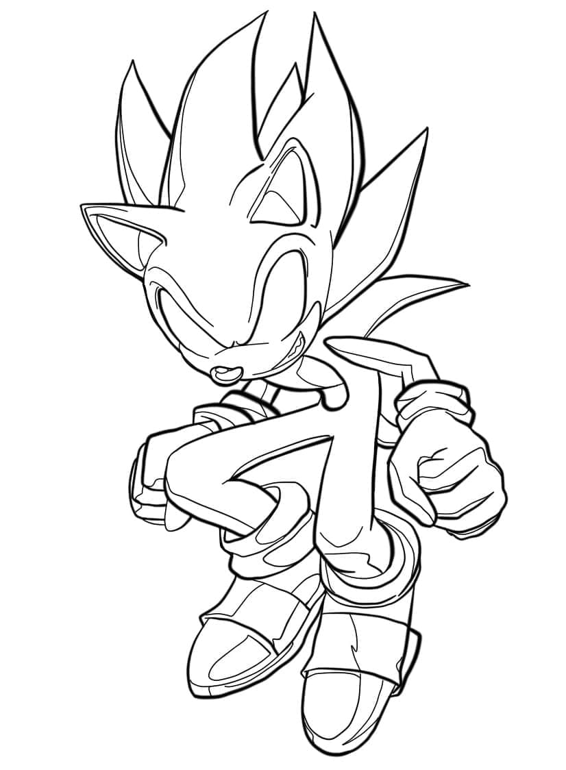 Gratis Dark Sonic fargelegging