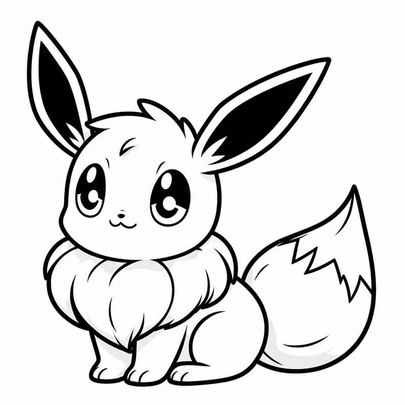 Gratis Eevee for Barn fargelegging