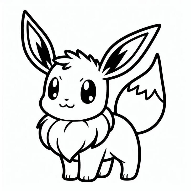 Gratis Eevee til Utskrift fargelegging