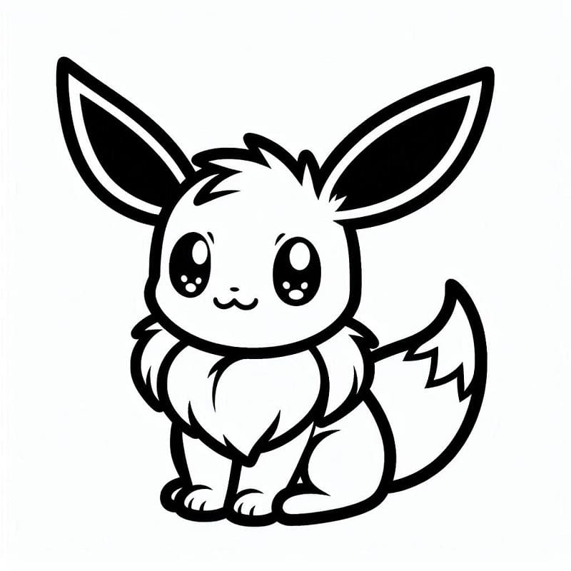 Gratis Eevee fargelegging
