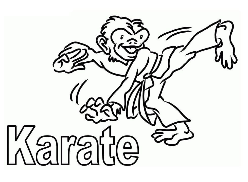 Gratis Karate fargelegging