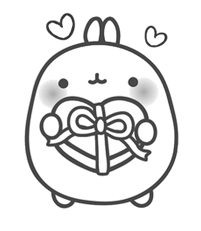 Gratis Molang til Utskrift fargelegging
