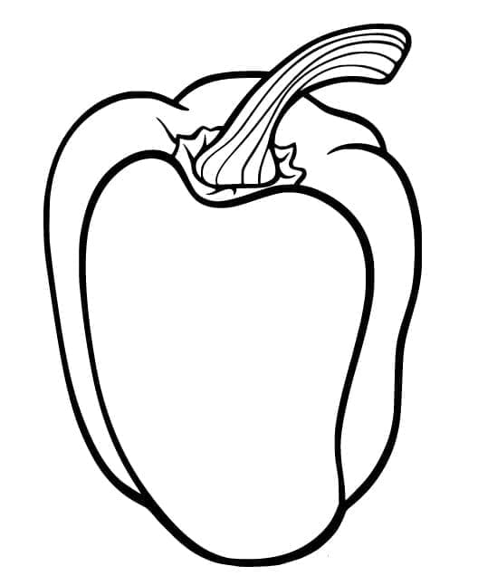 Gratis Paprika Bilde fargelegging