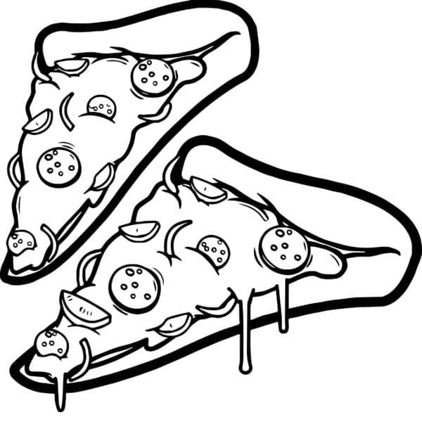Gratis Pizza for Barn fargelegging