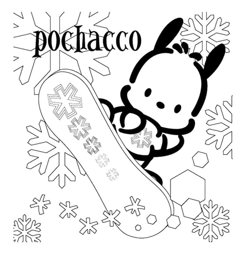 Gratis Pochacco Bilde fargelegging