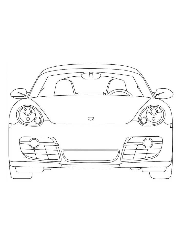 Gratis Porsche Bilde fargelegging