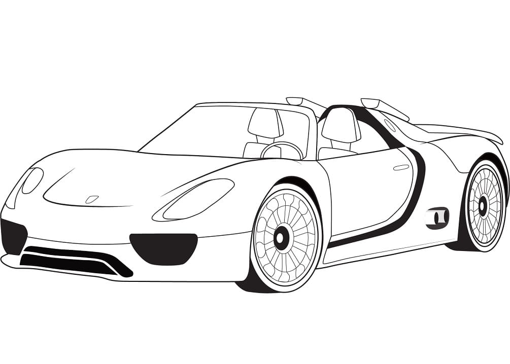 Gratis Porsche fargelegging