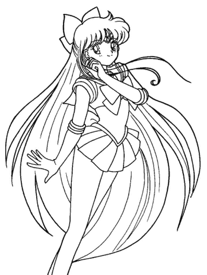 Gratis Sailor Moon til Utskrift fargelegging
