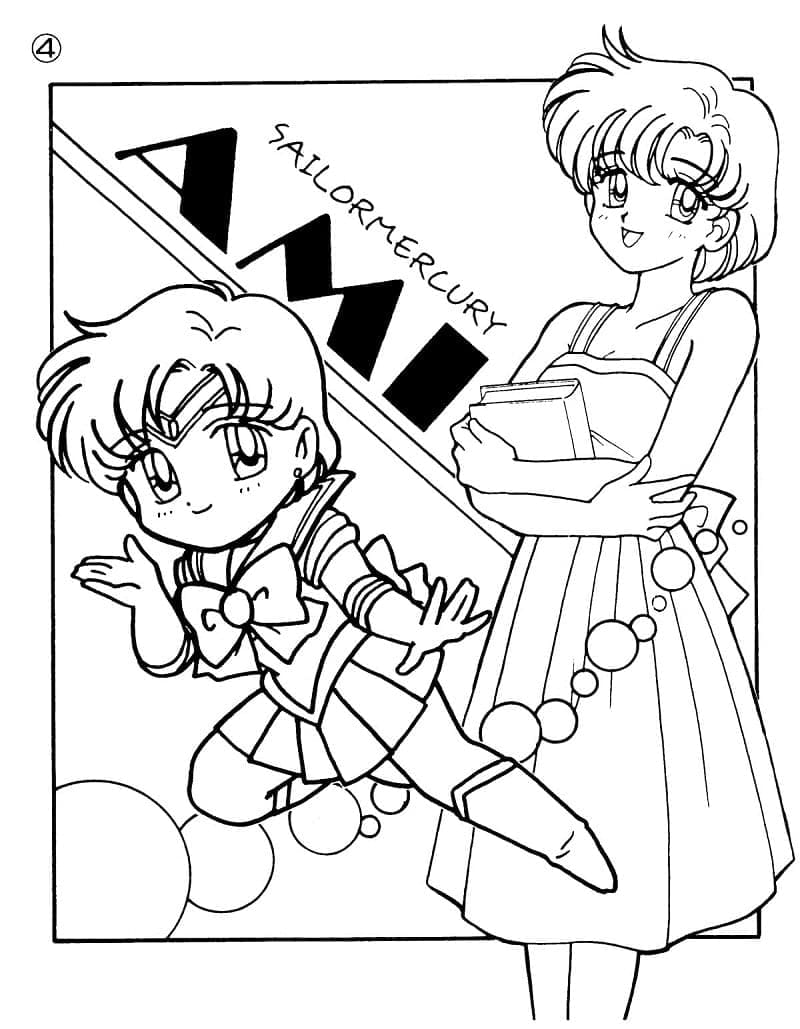 Gratis Sailor Moon fargelegging