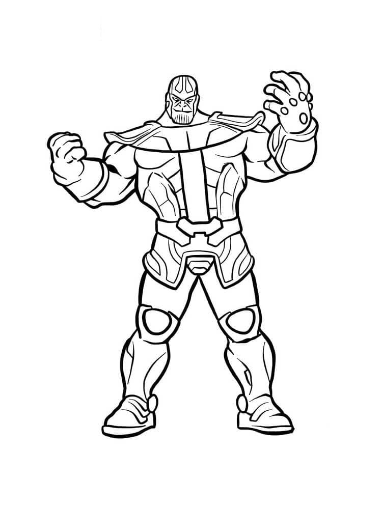 Gratis Thanos Bilde fargelegging