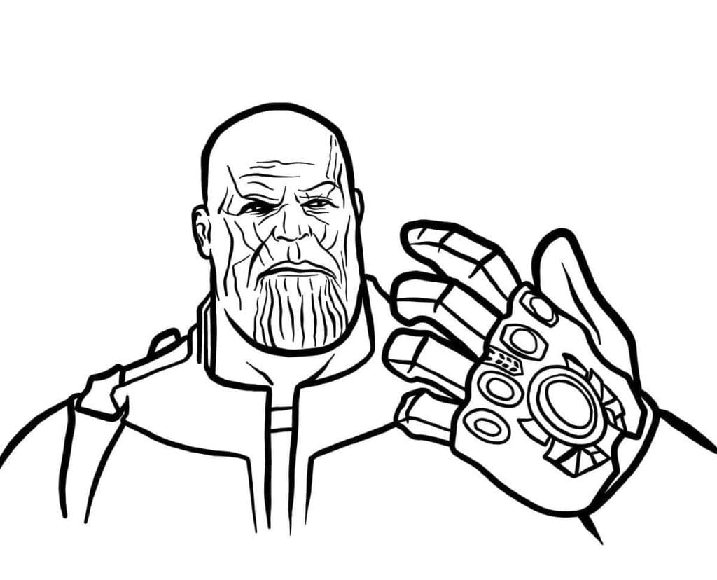 Gratis Thanos for Barn fargelegging