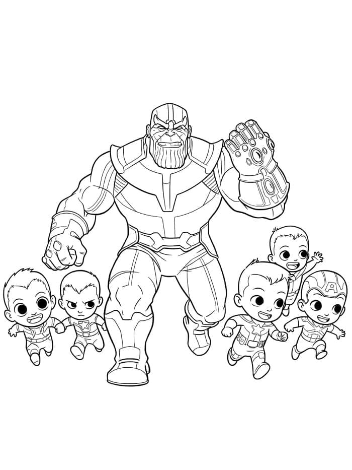 Gratis Thanos fargelegging