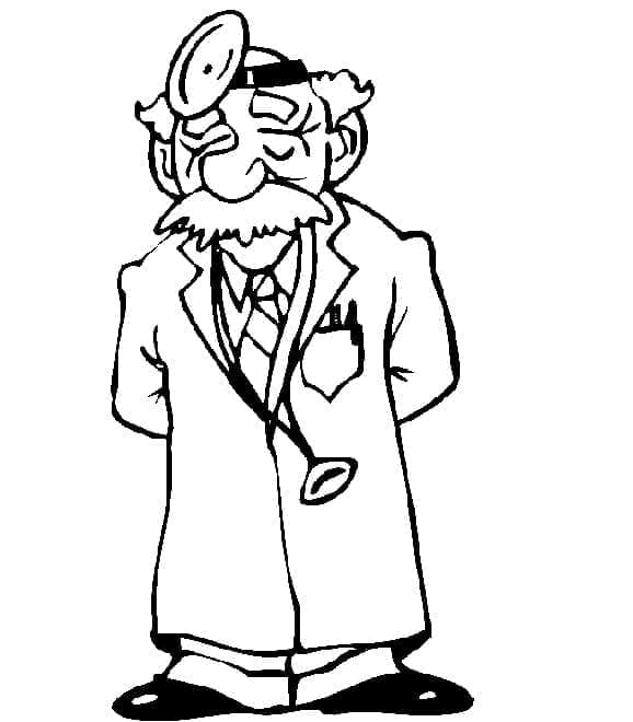 Gratis Utskrivbar Doktor fargelegging