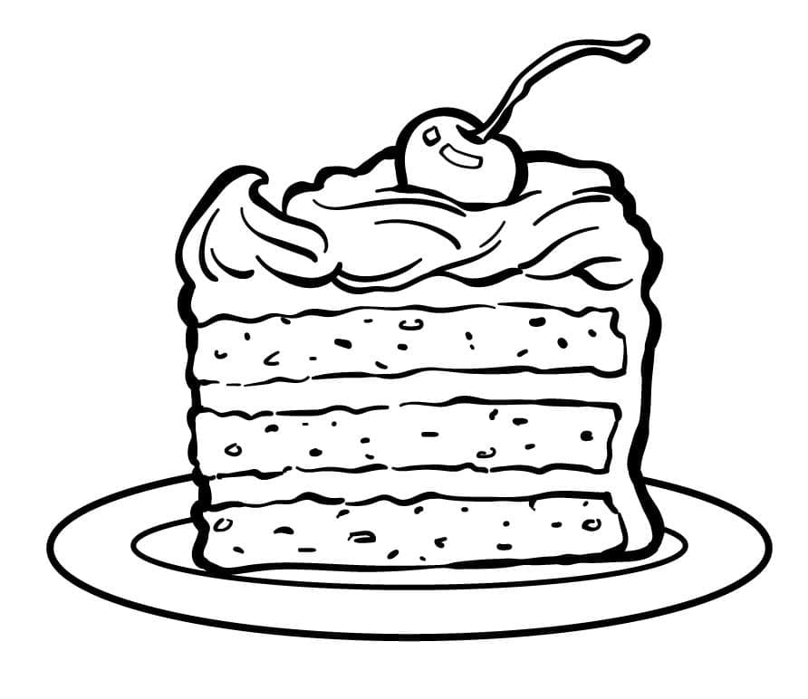 Gratis Utskrivbar Kake fargelegging
