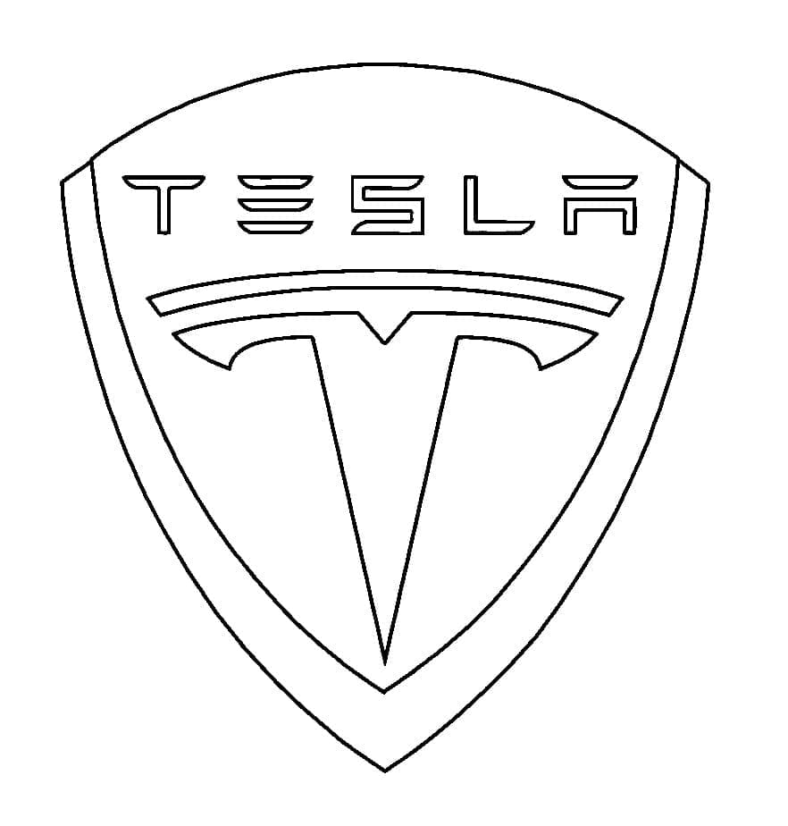 Gratis Utskrivbar Tesla fargelegging