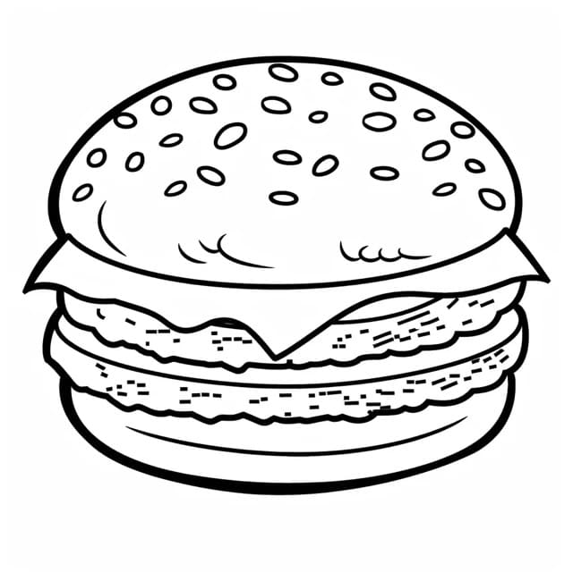 Hamburger for Barn fargelegging