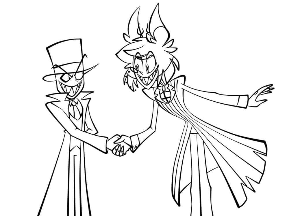 Hazbin Hotel (5) fargelegging