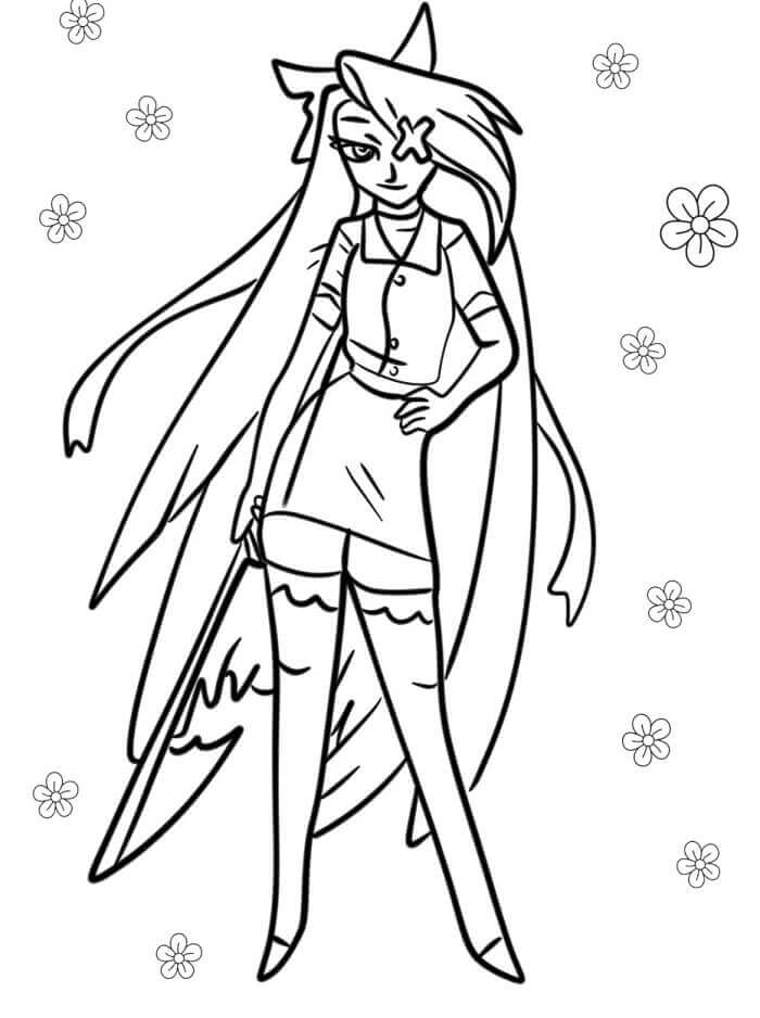 Hazbin Hotel (9) fargelegging
