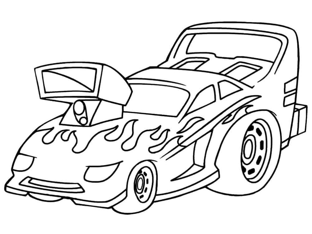 Hot Wheels (12) fargelegging