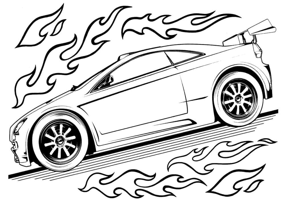 Hot Wheels (2) fargelegging