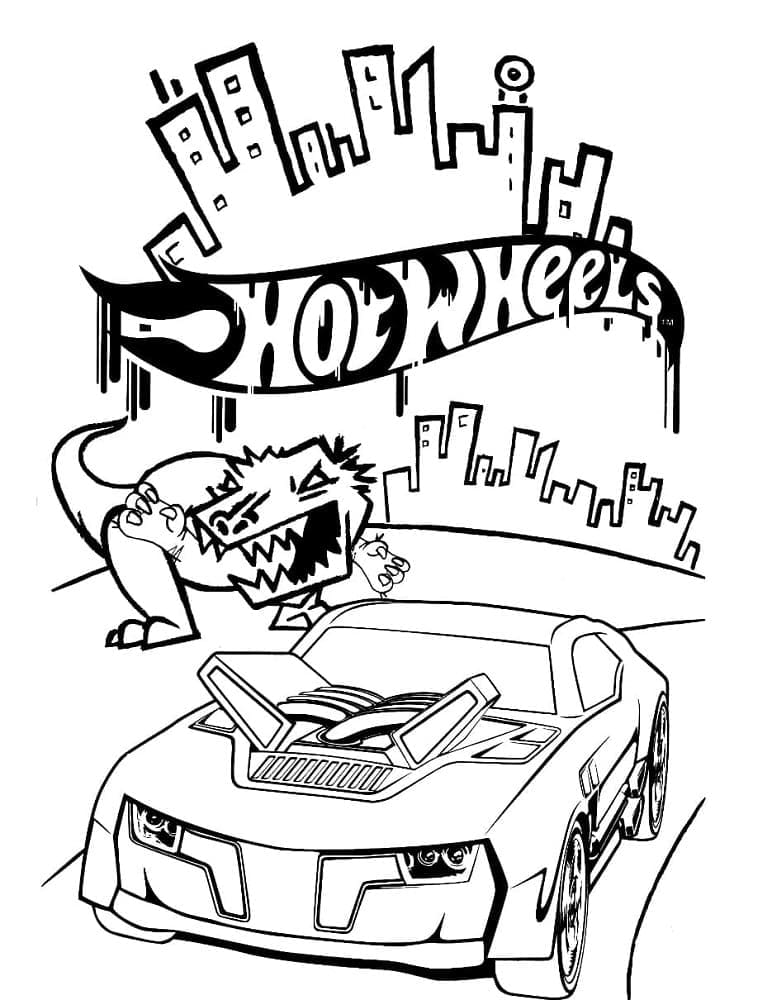 Hot Wheels (21) fargelegging