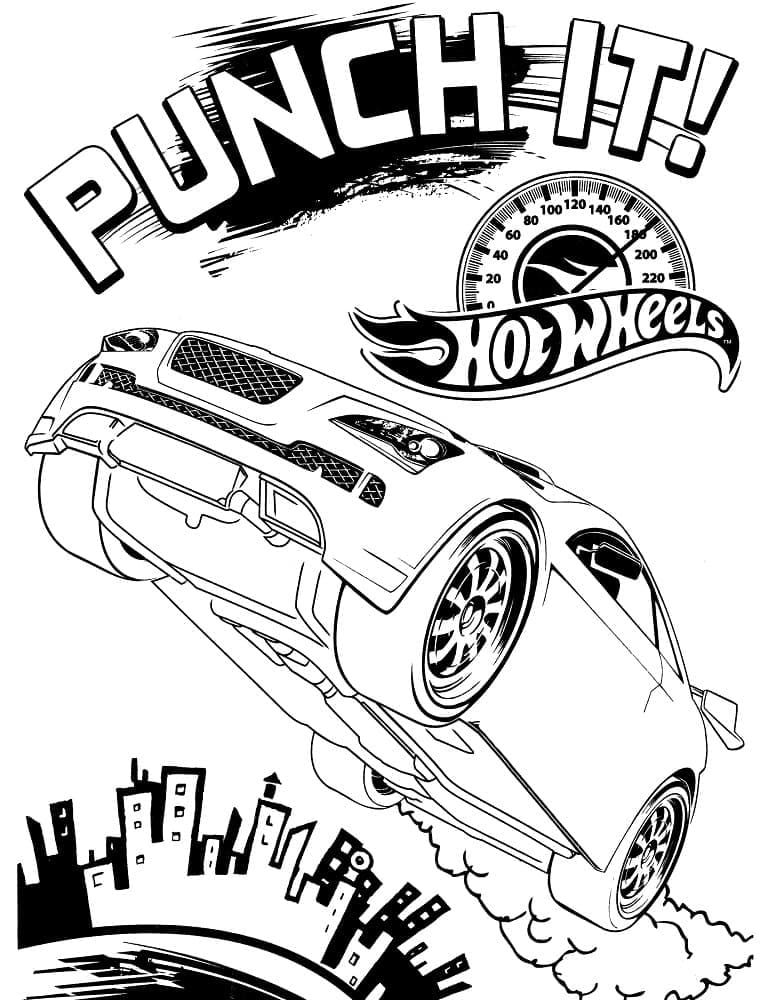 Hot Wheels (22) fargelegging