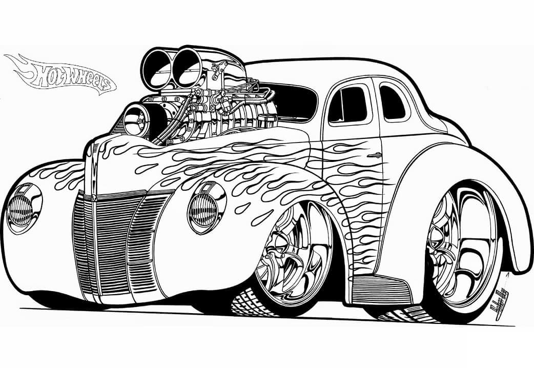 Hot Wheels (3) fargelegging