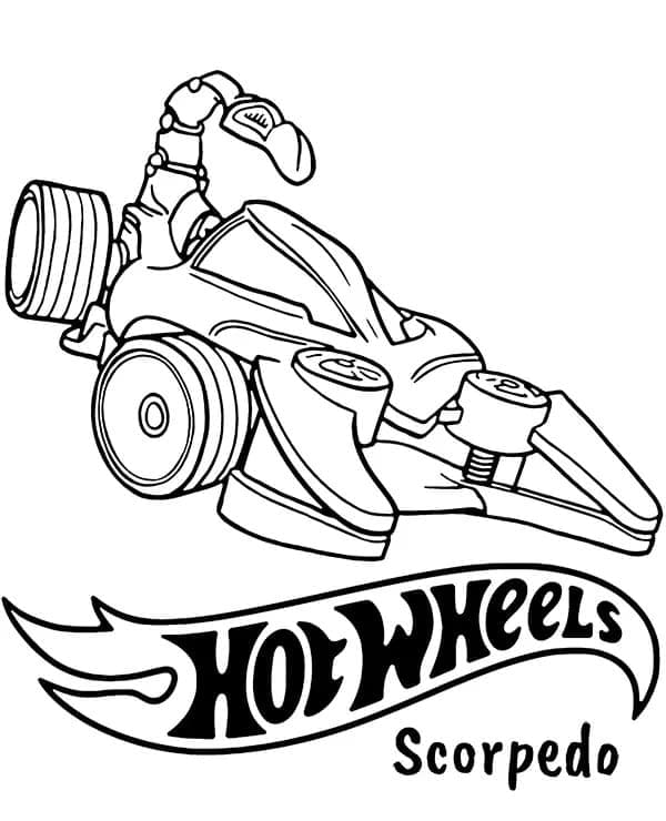 Hot Wheels (4) fargelegging