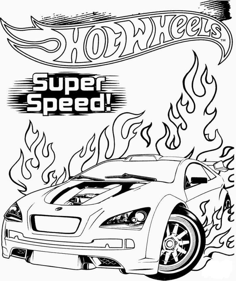 Hot Wheels (5) fargelegging
