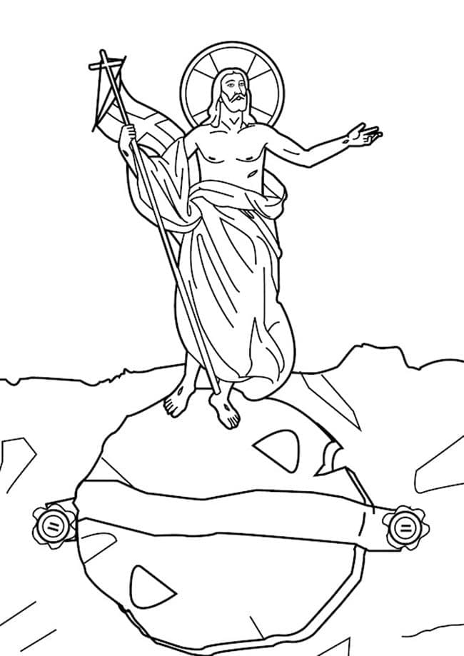 Jesus Utskrivbar Gratis fargelegging