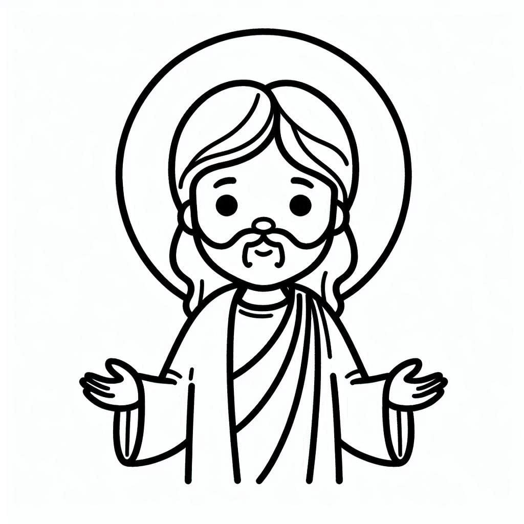 Jesus for Barn fargelegging