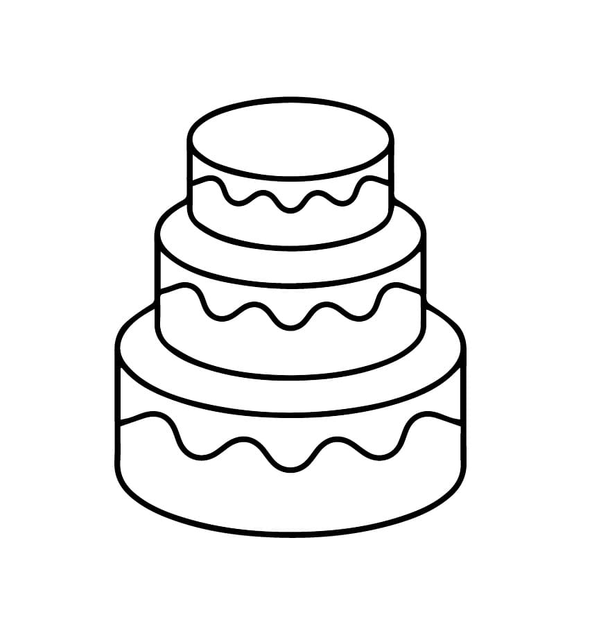 Kake Utskrivbar fargelegging