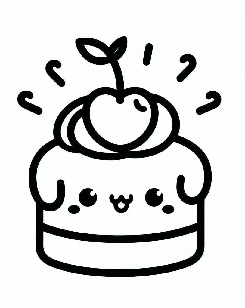 Kake for 5 år gamle Barn fargelegging