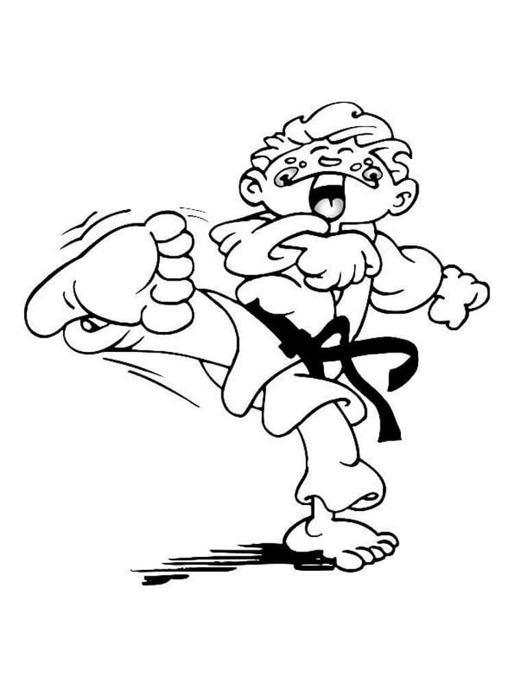 Karate Gratis fargelegging