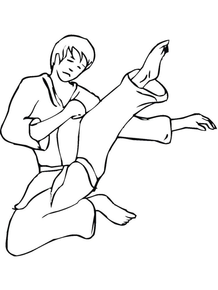 Karate for Barn fargelegging
