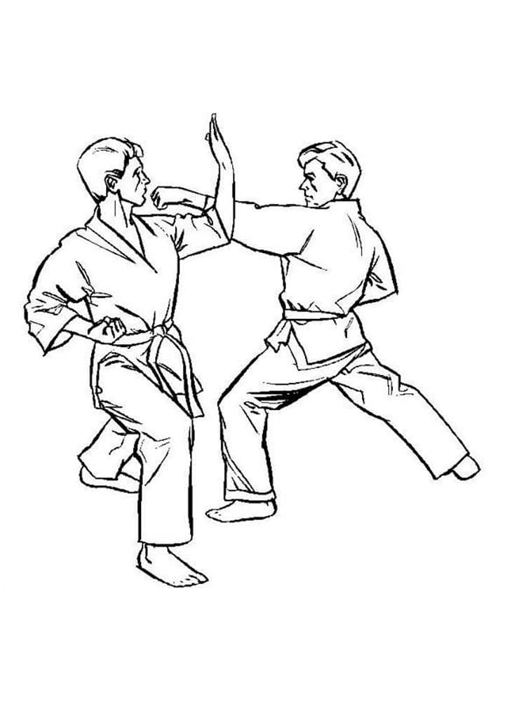 Karate for Gratis fargelegging