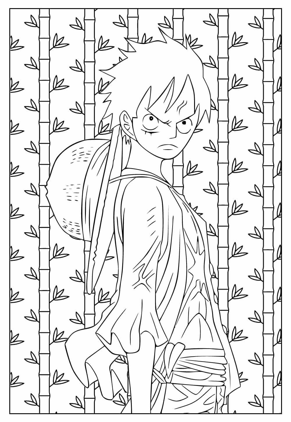 Liten Luffy fargelegging