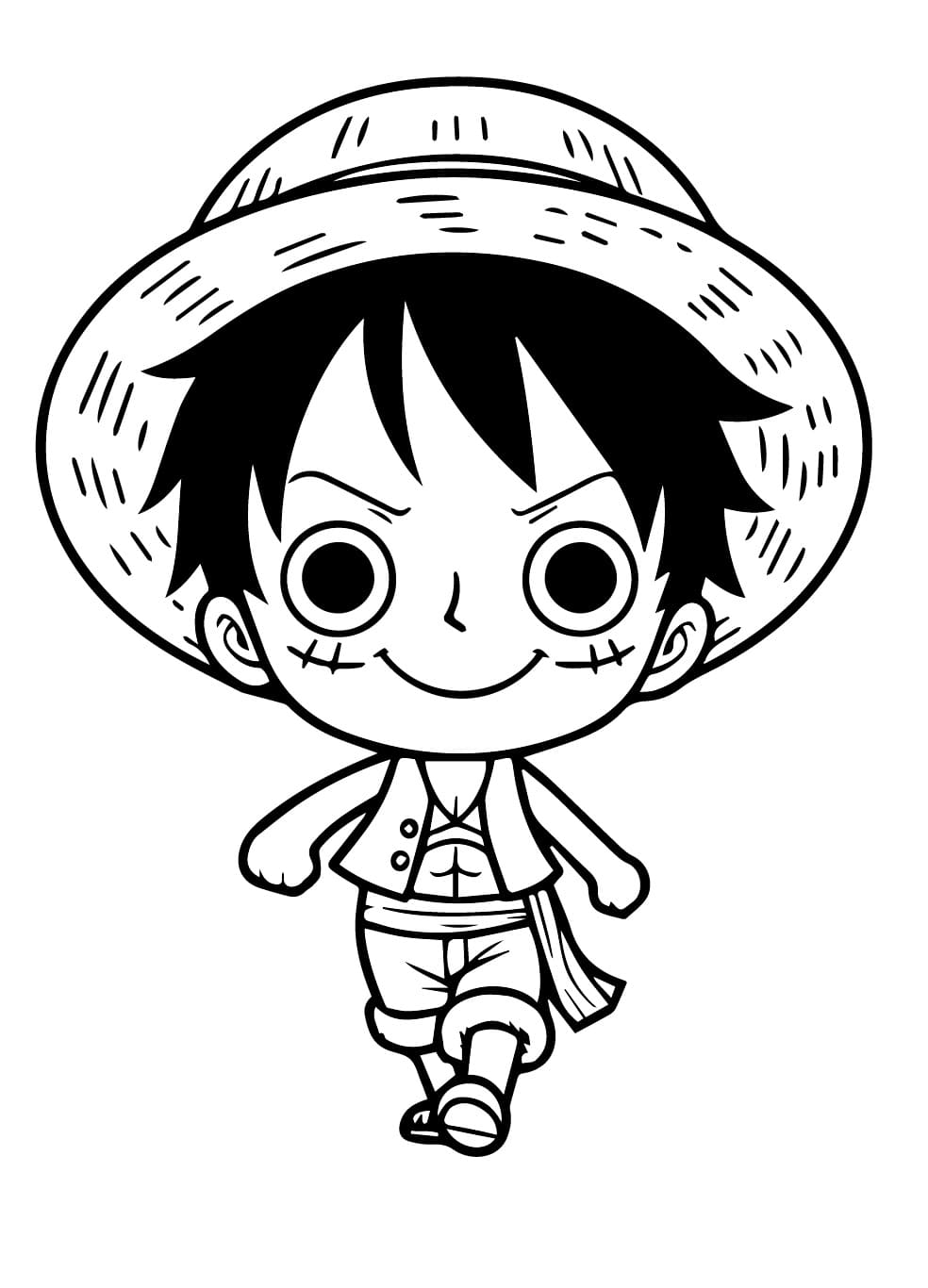 Luffy til Fargelegging fargelegging
