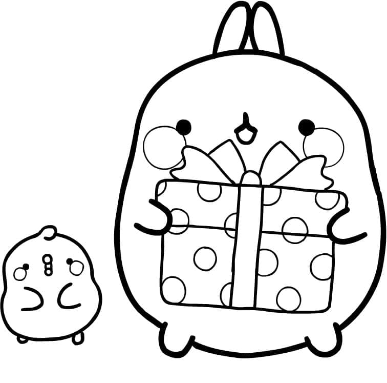 Molang Fargeleggbar for Barn fargelegging