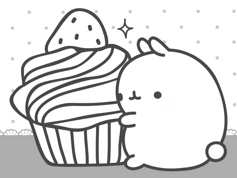 Molang til Fargelegging fargelegging