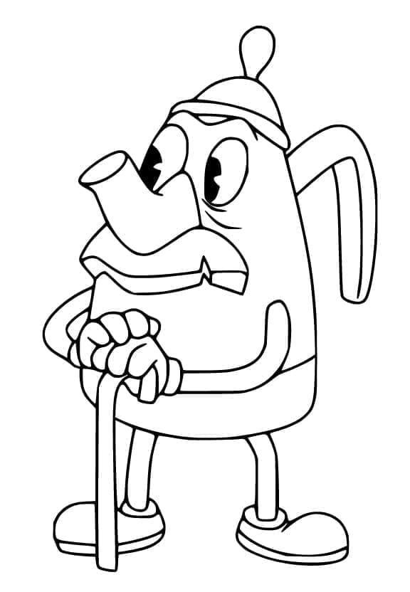 Morsom Cuphead fargelegging
