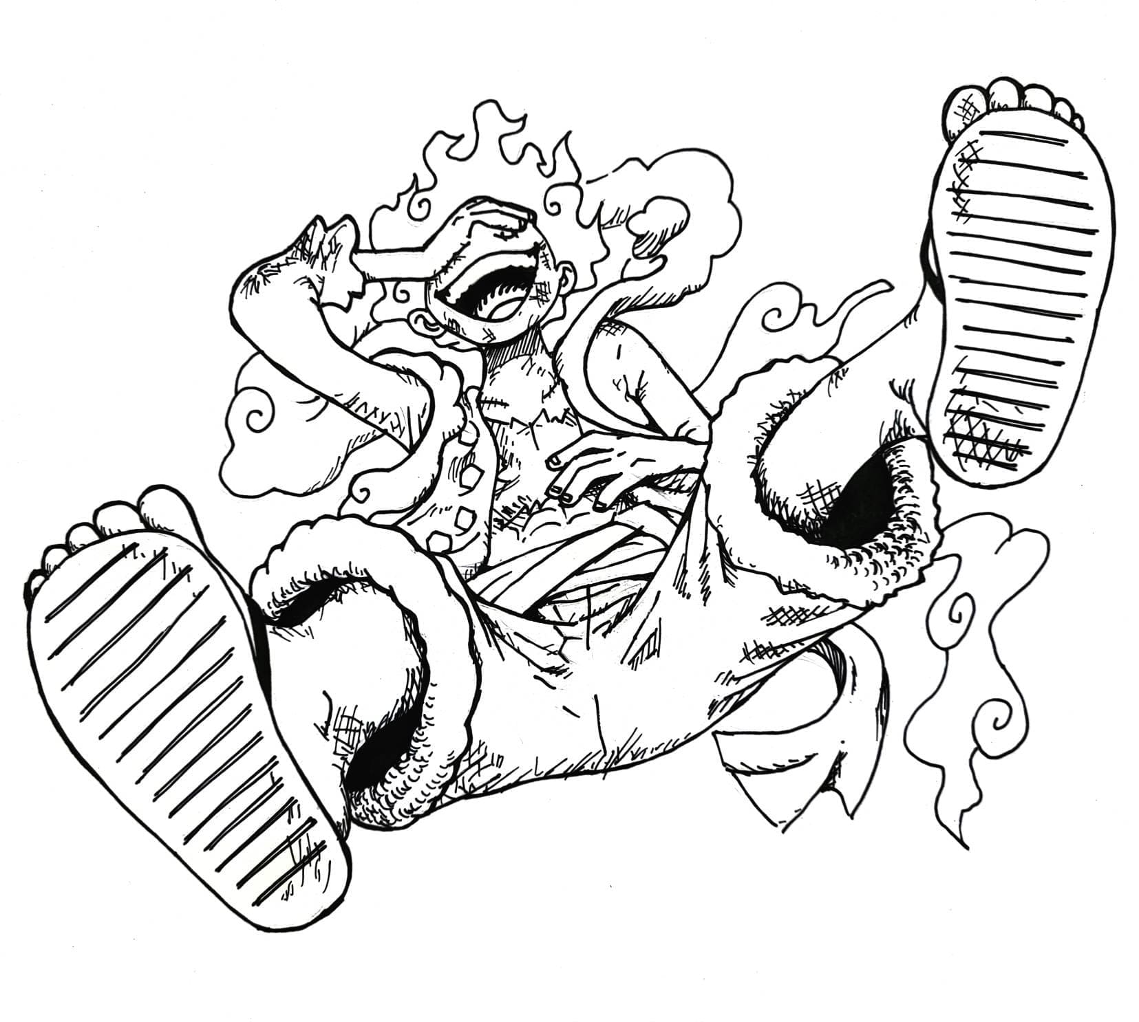 Morsom Luffy fargelegging