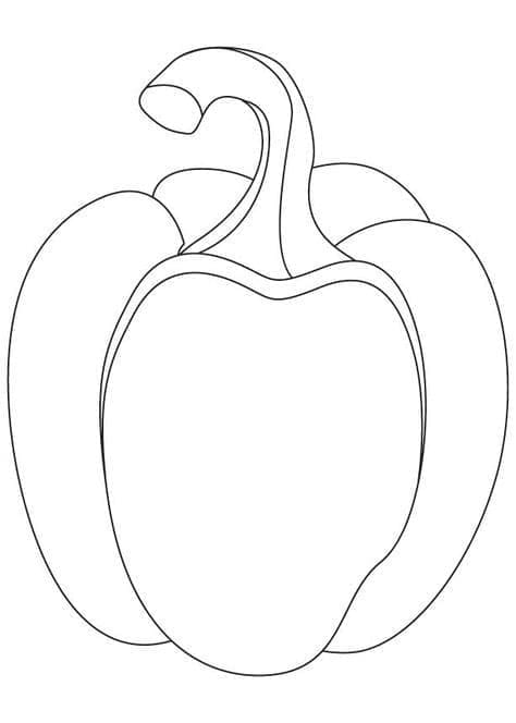 Paprika Bilde fargelegging