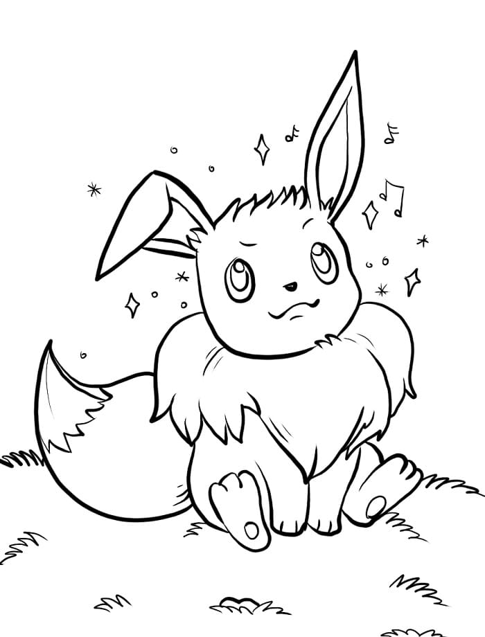Pen Eevee fargelegging