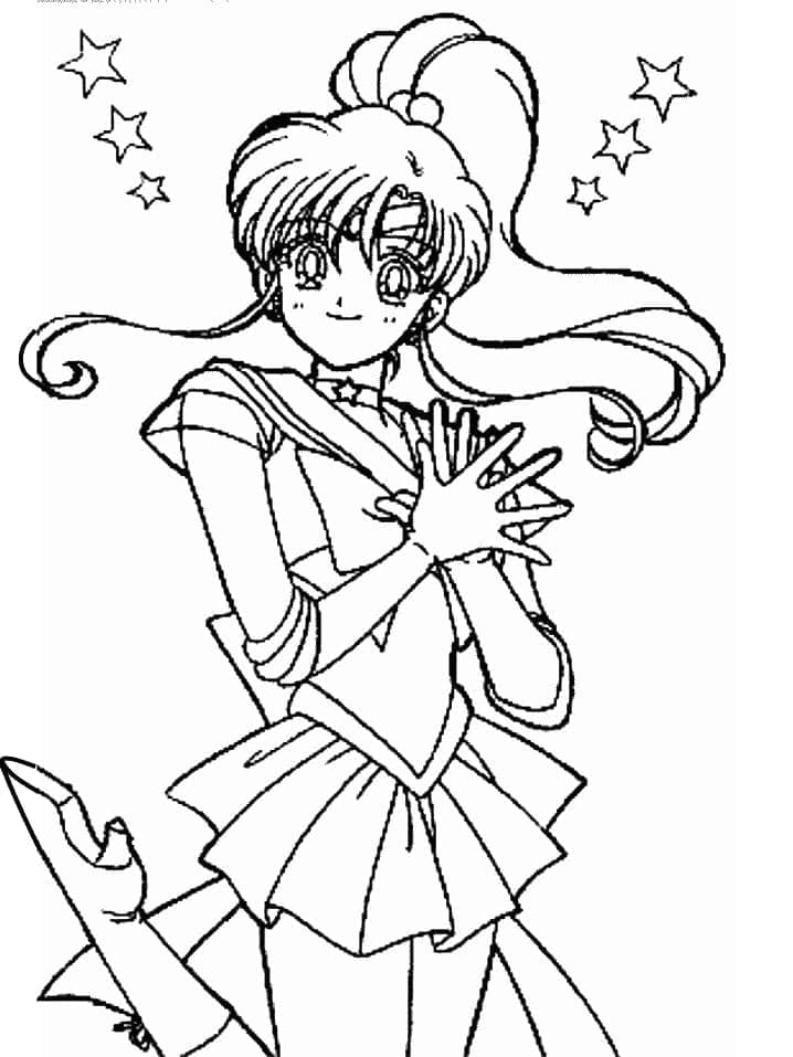 Pen Sailor Moon fargelegging