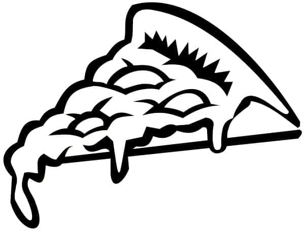 Pizza for 3 år gamle Barn fargelegging
