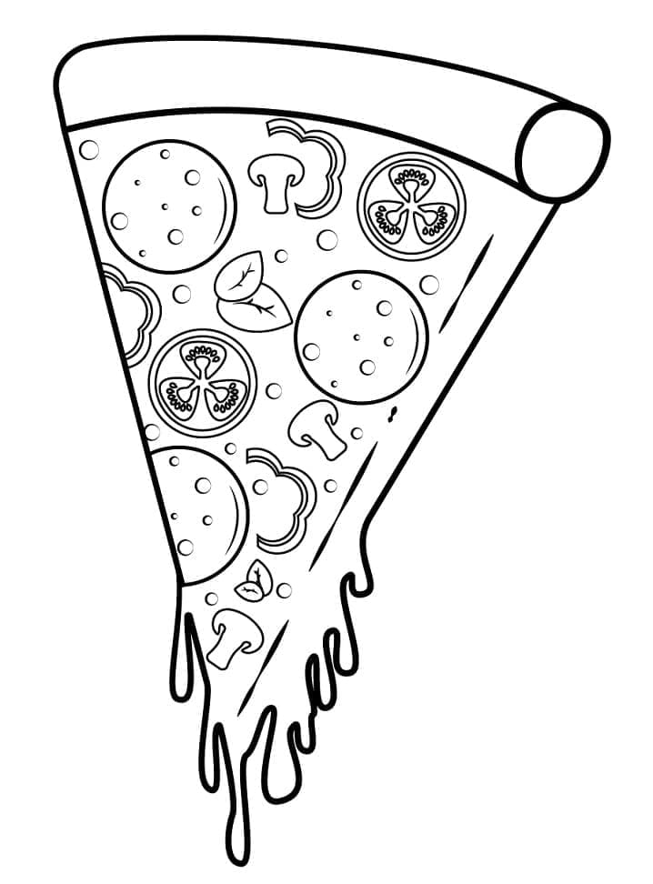 Pizza for Barn fargelegging
