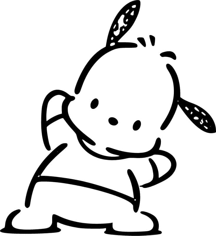 Pochacco Gratis Utskrivbar fargelegging