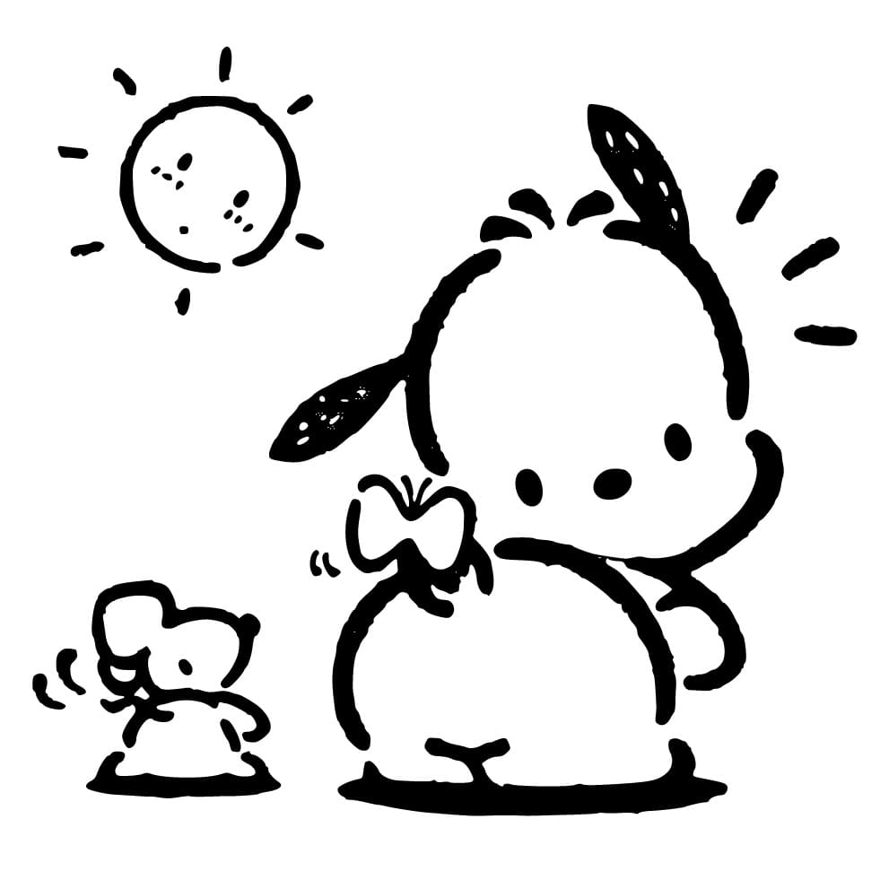 Pochacco Gratis fargelegging