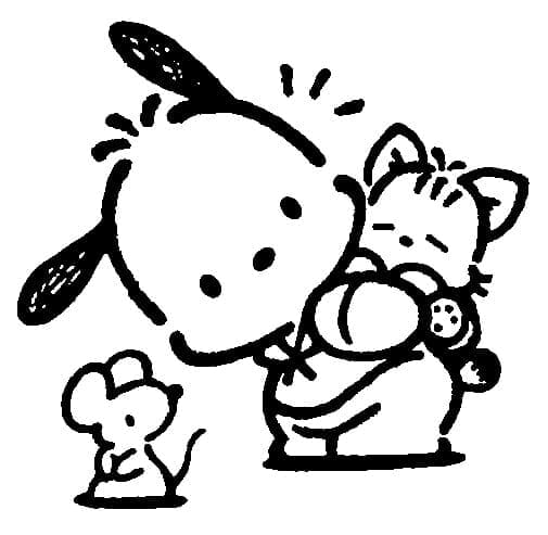 Pochacco Utskrivbar fargelegging